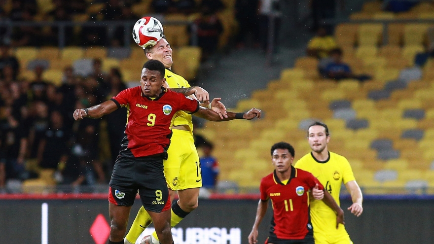 Kết quả ASEAN Cup hôm nay 11/12: Malaysia nhọc nhằn ngược dòng thắng Timor Leste